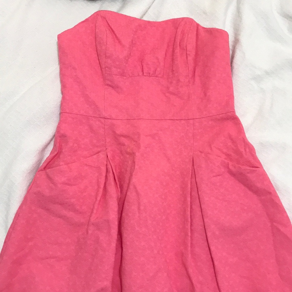 Pink Strapless Lilly Pulitzer Dress 💕🌴 size 6